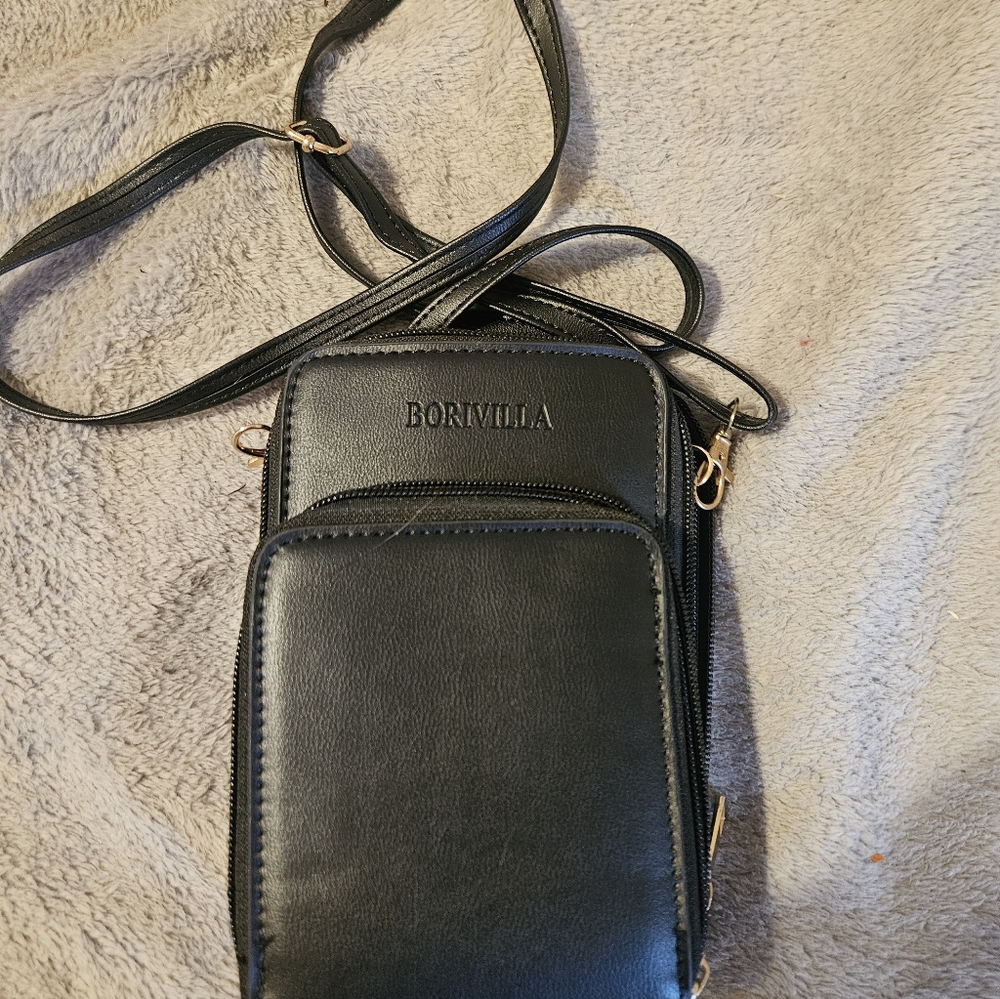 Borivilla Cell Phone Wallet Purse Touchscreen Window Crossbody Bag For Women.
